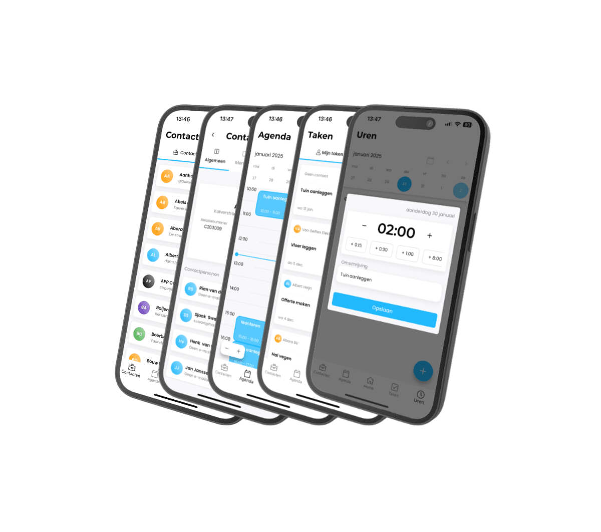 Screenshots Hello Office app